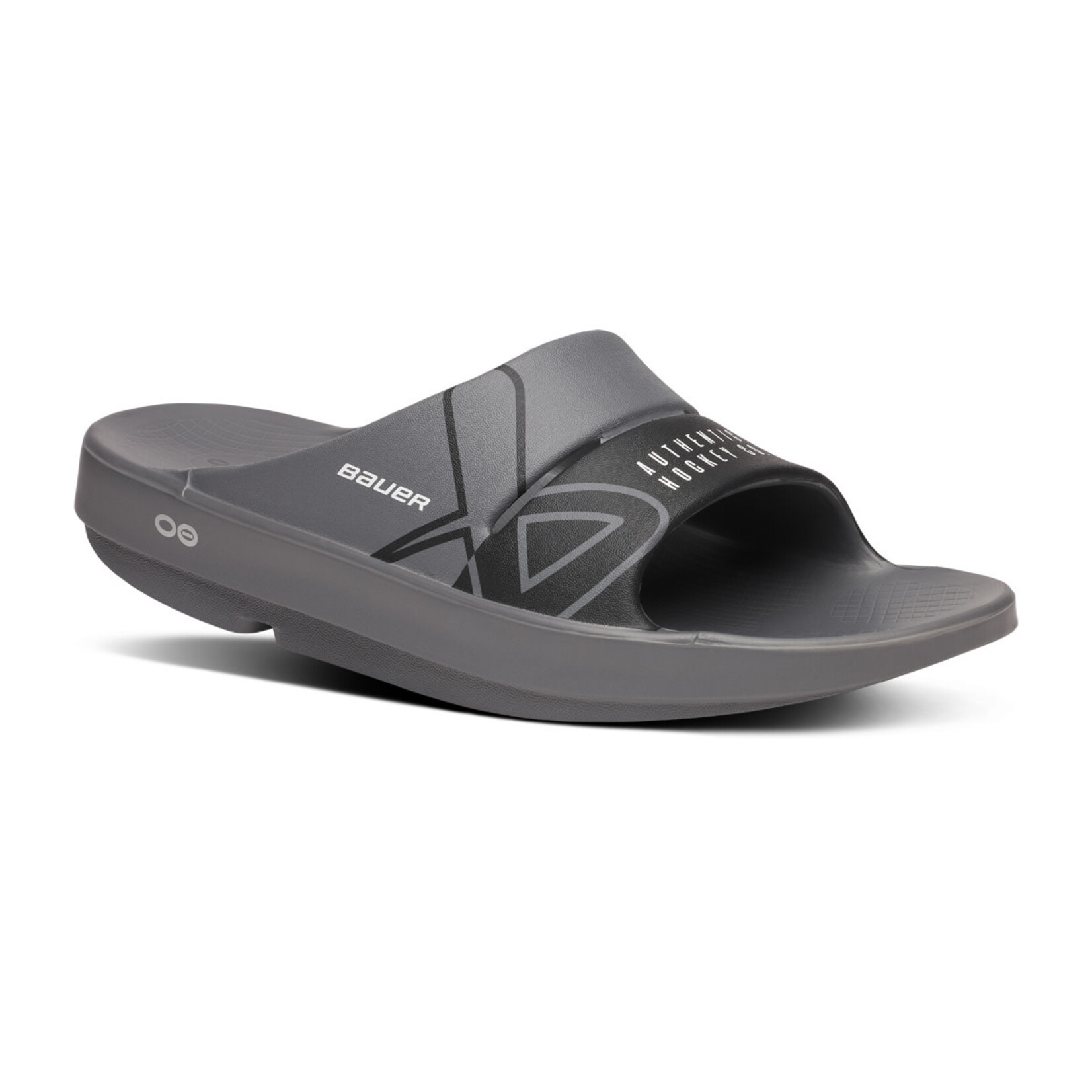 BAUER S25 OOFOS SPORT SLIDE GREY
