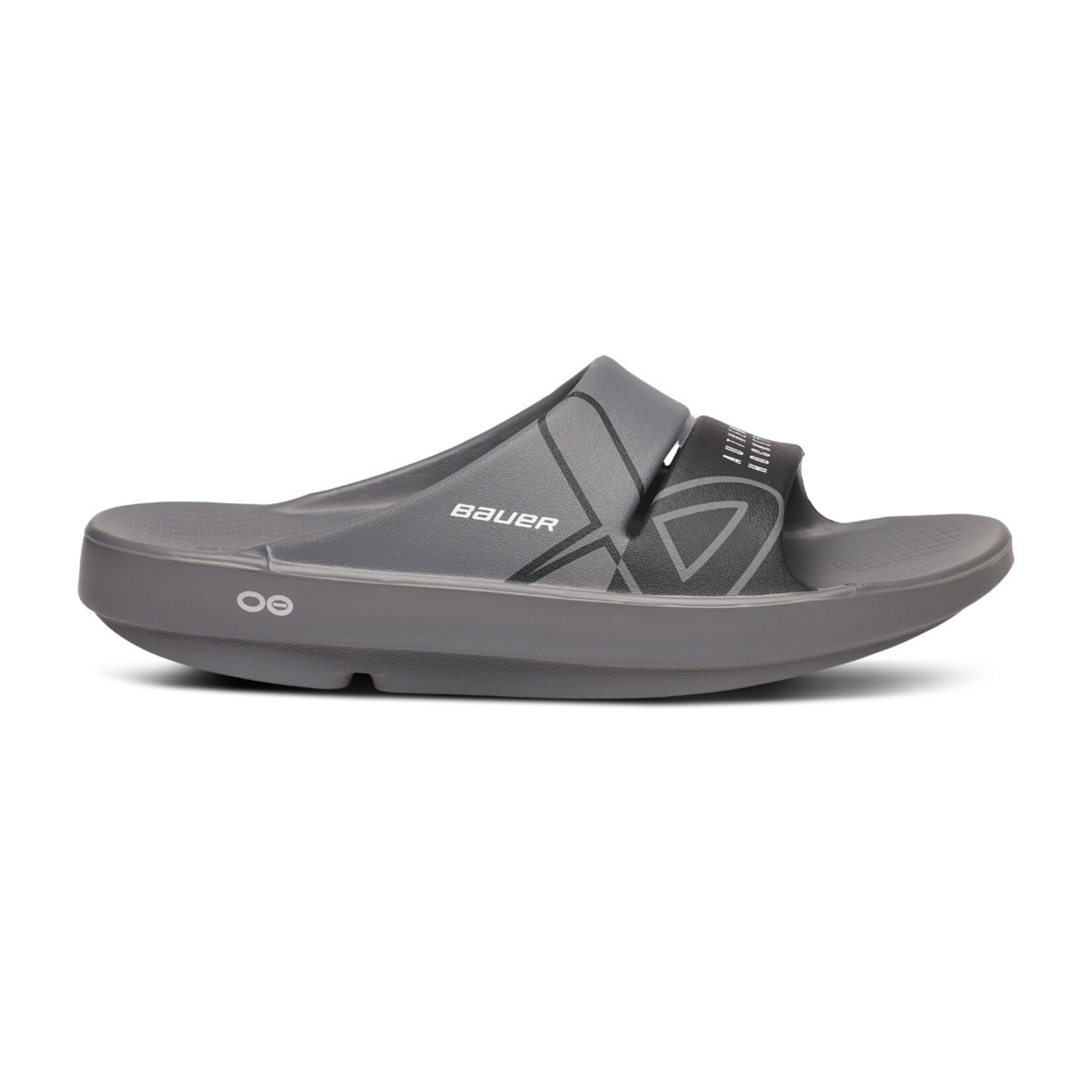 BAUER S25 OOFOS SPORT SLIDE GREY
