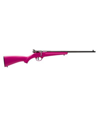 Savage Savage Rascal Single-shot bolt-action youth rimfire rifle, pink synthetic stock, blued, 16" barrel, .22lr