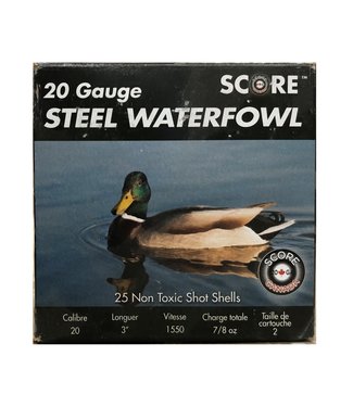 SCORE SCORE Steel Waterfowl 20 Gauge 3" Shotshells