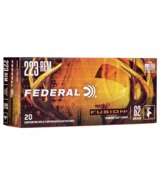 Federal Federal Fusion Rifle Ammo, .223 Remington, Box of 20 Rounds