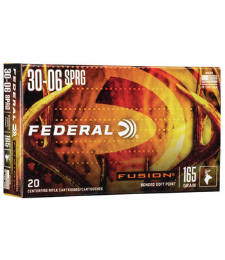 Federal Federal Fusion Rifle Ammo, .30-06 Springfield, Box of 20 Rounds