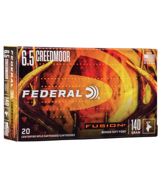 Federal Federal Fusion Rifle Ammo, 6.5 Creedmoor, Box of 20 Rounds