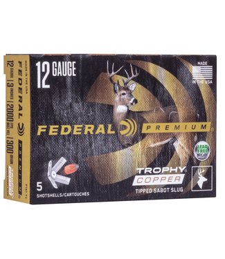 Federal Federal Premium Trophy Copper 12 Gauge 3" Sabot Slugs