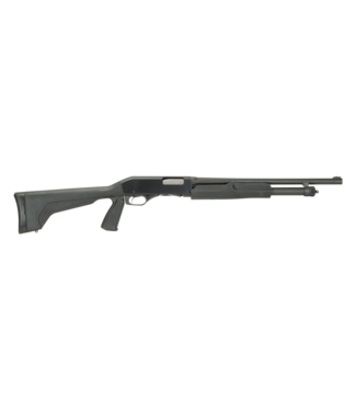 Stevens Stevens 320 Pump-Action Shotgun, black synthetic stock with pistol grip, black matte, 18.5" barrel, 12 gauge 3"