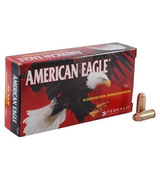 Federal Federal American Eagle Pistol Ammo, .40 S&W, 180 grain FMJ, Box of 50 rounds