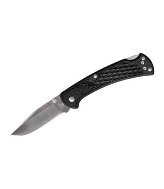 Buck Buck 112 Slim Ranger Select Folding Knife with Pocket Clip - 0112BKS1-B - Black Handle