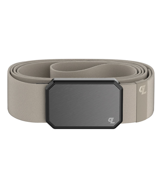 Groove Belt - Flat Earth Belt with Gun Metal Buckle - B1-017-OS