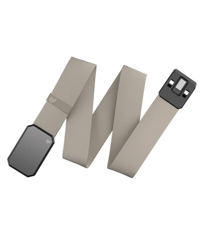 Groove Belt - Flat Earth Belt with Gun Metal Buckle - B1-017-OS