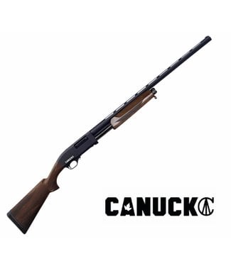 Canuck Canuck Pioneer Pump-Action Shotgun, 28" Barrel, 12 Gauge 3"