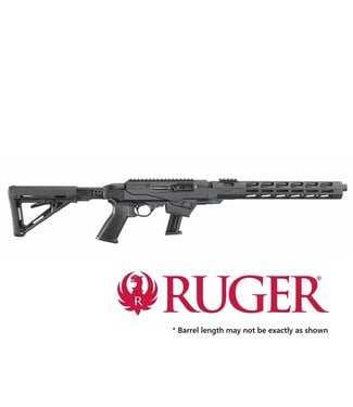 Ruger Ruger PC Carbine Semi-Automatic Rifle, Black Synthetic Chassis with Aluminum Free-Float Handguard, Adjustable Magpul Stock, 18.6" threaded Barrel, 9MM