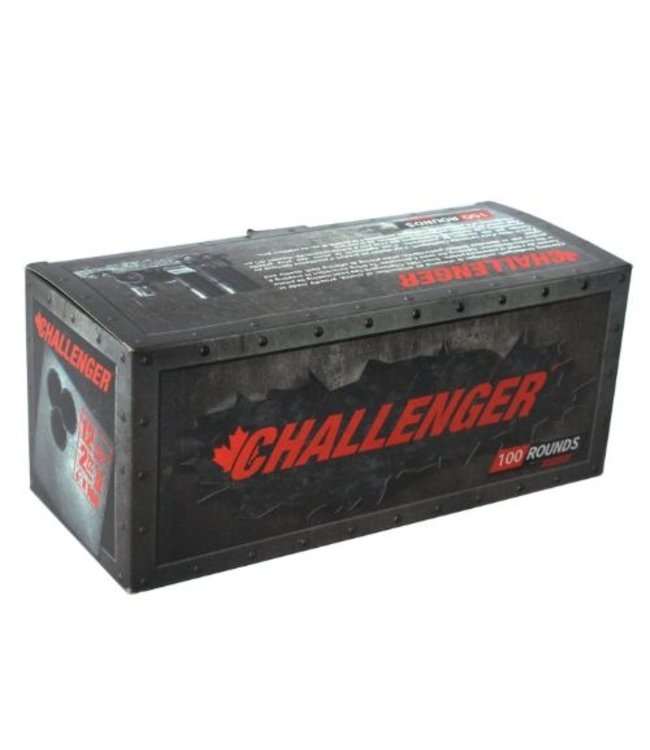 Challenger Tactical Buckshot Shotshells, 12 Gauge 2-3/4", 00 Buck, Box of 100 Shells
