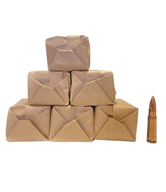 Surplus Chinese Rifle Ammo, 123 Grain FMJ, 7.62X39mm, Loose Box of 25 Rounds