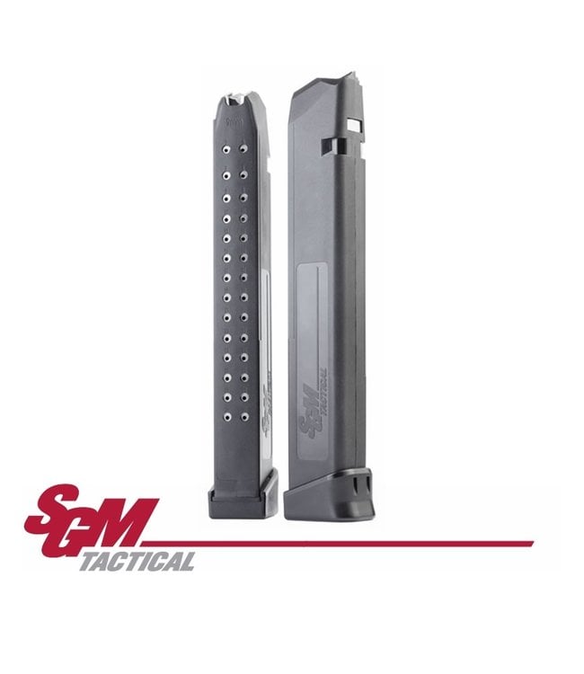 SGM 30 round 9MM Glock magazine - Pinned to 10 rounds