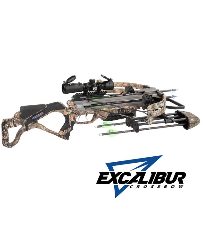 EXCALIBUR CROSSBOWS - TwinStrike TAC2 - MOBUC Camo, 340 FPS, With Tact100 Scope - E10869