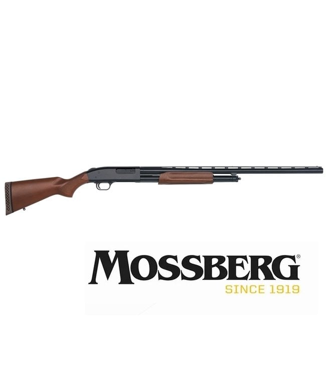 Mossberg 500 Hunting All-Purpose Field Pump-Action Shotgun, Blued with Wood  Stock, 28 Vent Rib Barrel, 12 Gauge 3 - Cabin Creek Supply