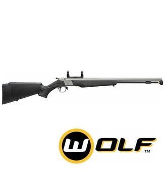 CVA CVA WOLF Muzzle Loader V2, Black Stock, 24" SS Barrel, .50 Cal, With Scope Mount