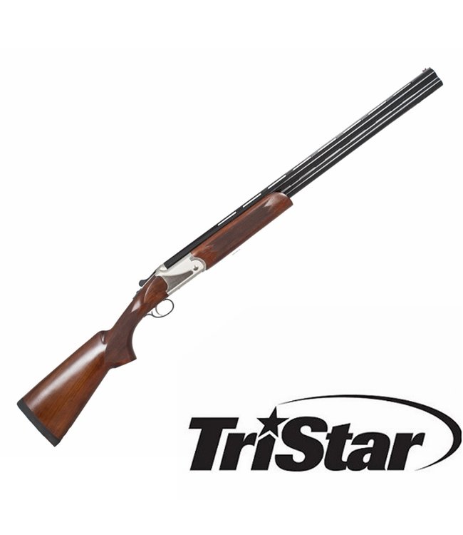 TriStar Upland Hunter EX Silver II O/U Shotgun, 28" Blued Barrel, Walnut Stock, 12 Gauge 3"