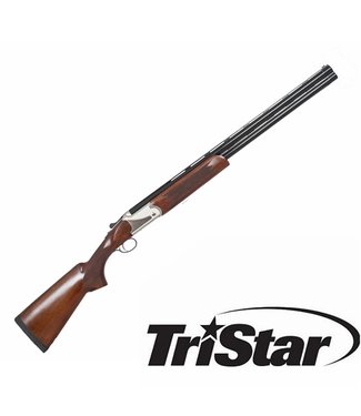 TriStar TriStar Upland Hunter EX Silver II O/U Shotgun, 26" Blued Barrel, Walnut Stock, 20 Gauge 3"