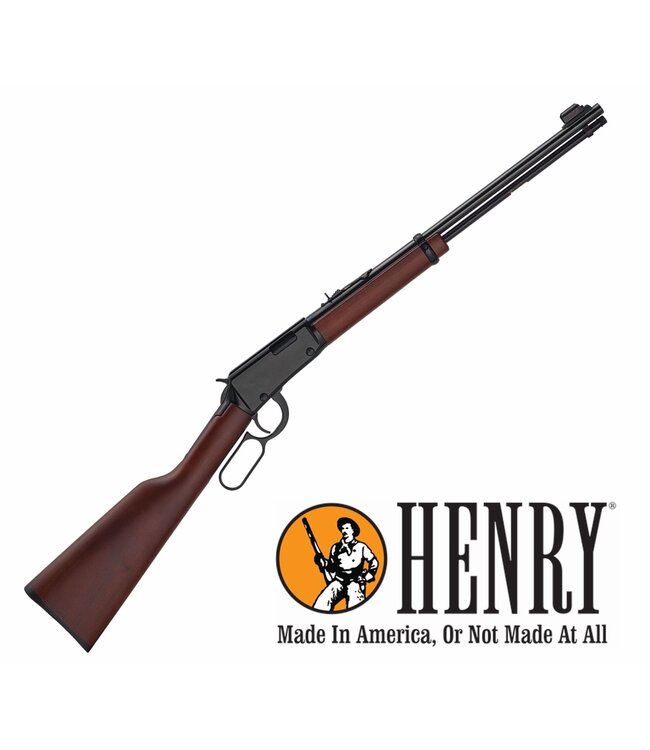 Henry H001 Classic Lever-Action Rimfire Rifle, 18.25" Blued Barrel, .22LR