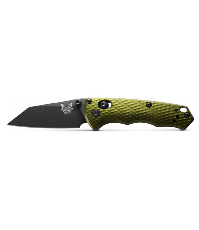 Benchmade 290 FULL IMMUNITY Folding Knife, Woodland Green aluminum handle - 290BK-2