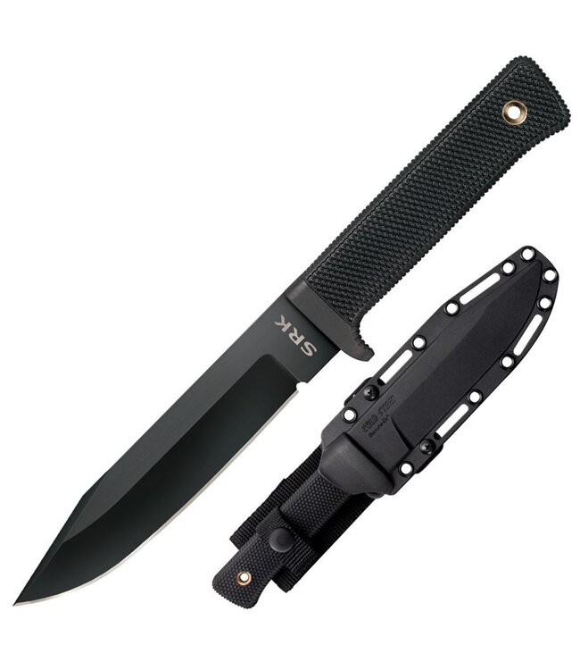 COLD STEEL SRK Fixed Blade Knife, SK-5 with Sheath - 49LCK