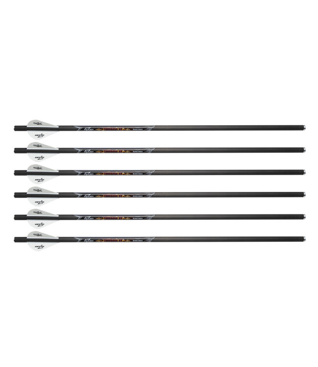 EXCALIBUR CROSSBOWS - Diablo 18" Carbon Arrows - (6 Pack) For use on all Matrix crossbows