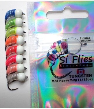 Multi-Pack Tungsten Simcoe Bug & Bug Shot - MedHvy - Superglow - 8Pk.