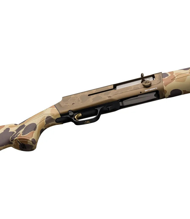 Browning A5 Wicked Wing Semi-Auto Shotgun, Burnt Bronze Cerakote, Vintage Tan Camo, 28" Barrel, 12 Gauge 3-1/2"
