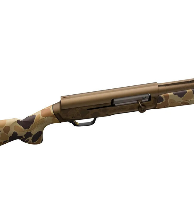 Browning A5 Wicked Wing Semi-Auto Shotgun, Burnt Bronze Cerakote, Vintage Tan Camo, 28" Barrel, 12 Gauge 3-1/2"