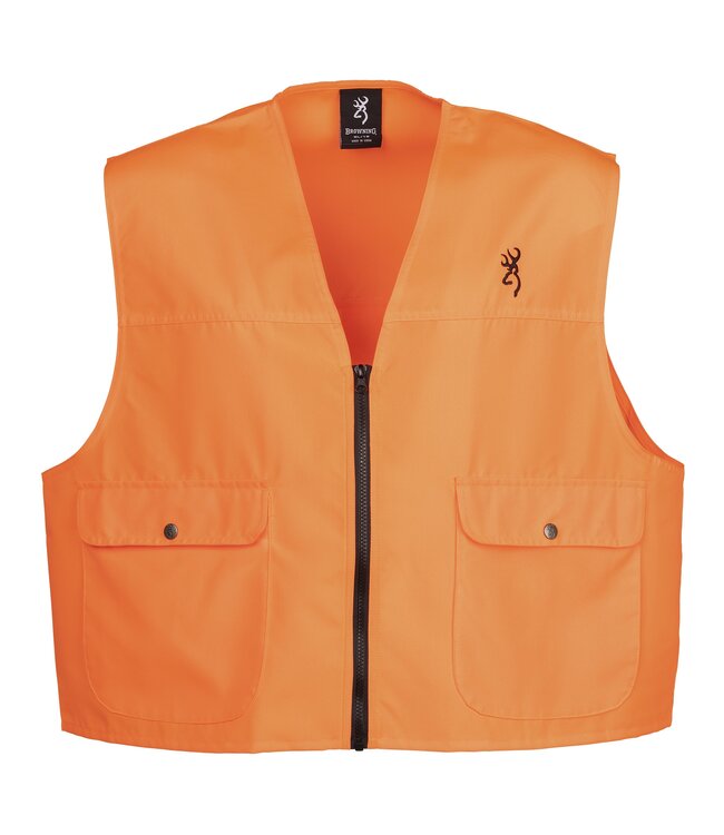 Browning Blaze Orange Safety Hunting Vest - 2XLarge