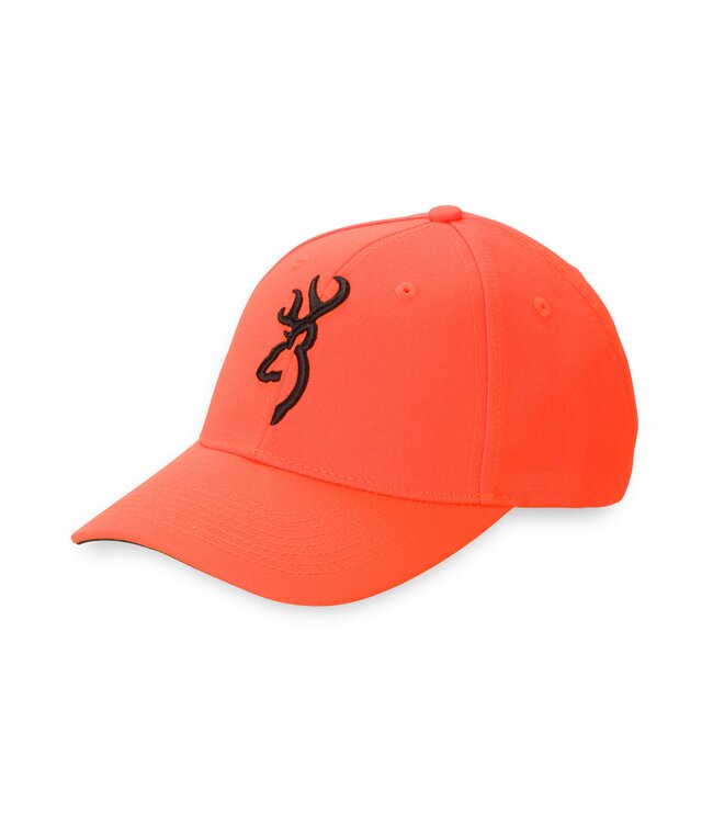 Browning Blaze Orange Safety Cap with 3-D Buckmark