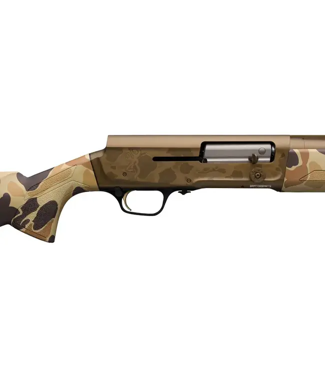 Browning A5 Wicked Wing Semi-Auto Shotgun, Burnt Bronze Cerakote, Vintage Tan Camo, 28" Barrel, 12 Gauge 3-1/2"