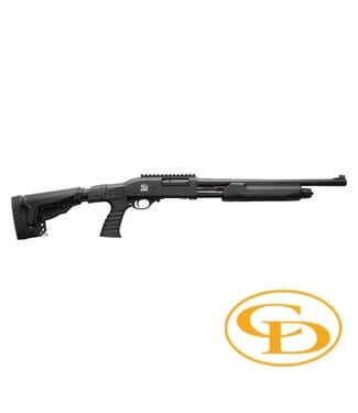 Charles Daly Charles Daly 301 Folding Stock Pump Shotgun, Black 18.5" Barrel, 12 Gauge ­3"