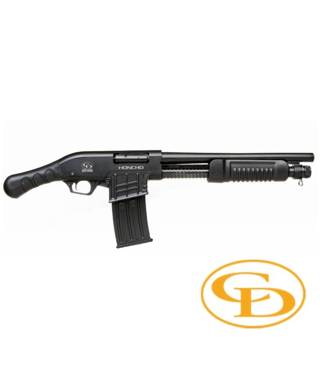 Charles Daly Honcho Pump Shotgun With Spring Assist, Matte Black, 14" Barrel, 12 Gauge ­3"