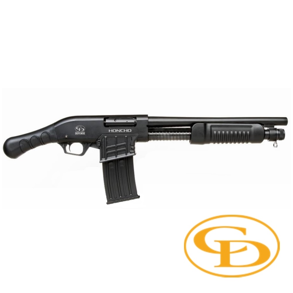 Charles Daly Honcho Pump Shotgun With Spring Assist, Matte Black