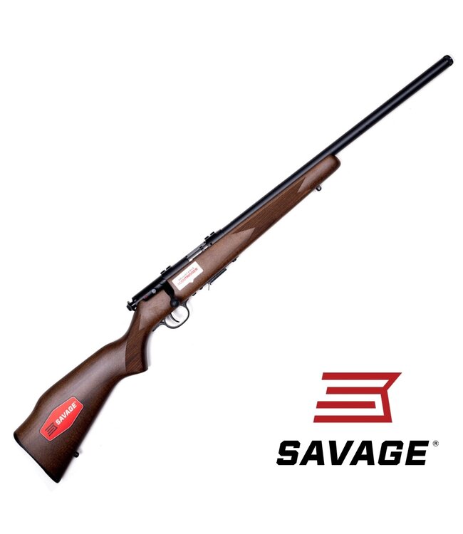 SAVAGE LAKEFIELD 93R17 GVSR Bolt-Action Rimfire Rifle, Wood Stock, 21" Bull Barrel, .17HMR