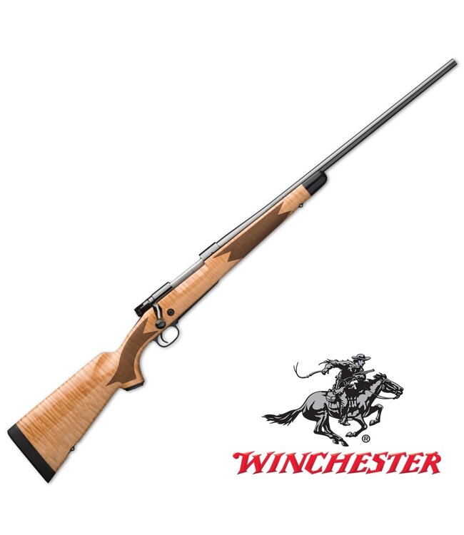 Winchester M70 .30-06 Springfield Super Grade AAA Maple Bolt-Action Rifle, Blued 24" Barrel