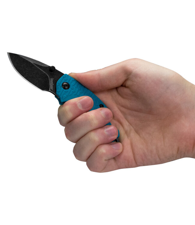 KERSHAW SHUFFLE TEAL BLACKWASH - KE-8700TEALBW