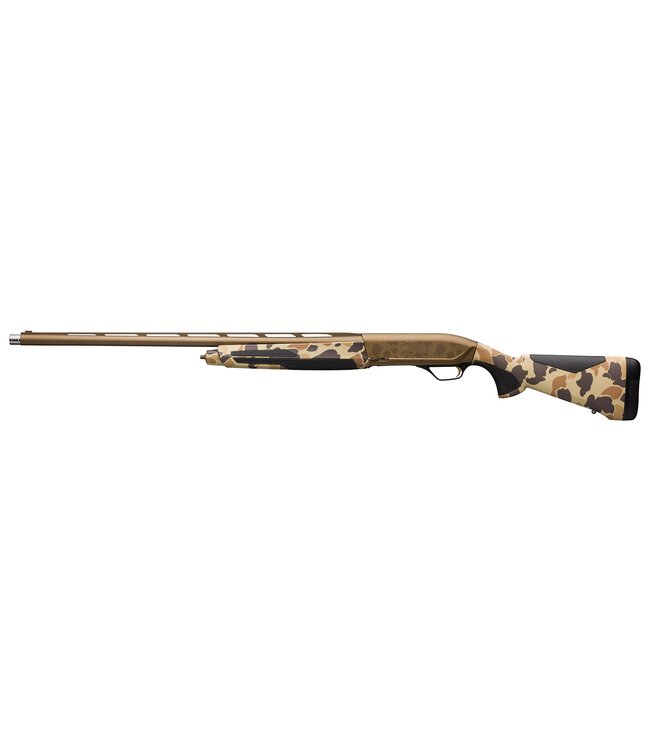 Browning Maxus II Wicked Wing Semi-Auto Shotgun, Burnt Bronze Cerakote, Vintage Tan Camo, 28" Barrel, 12 Gauge 3-1/2"