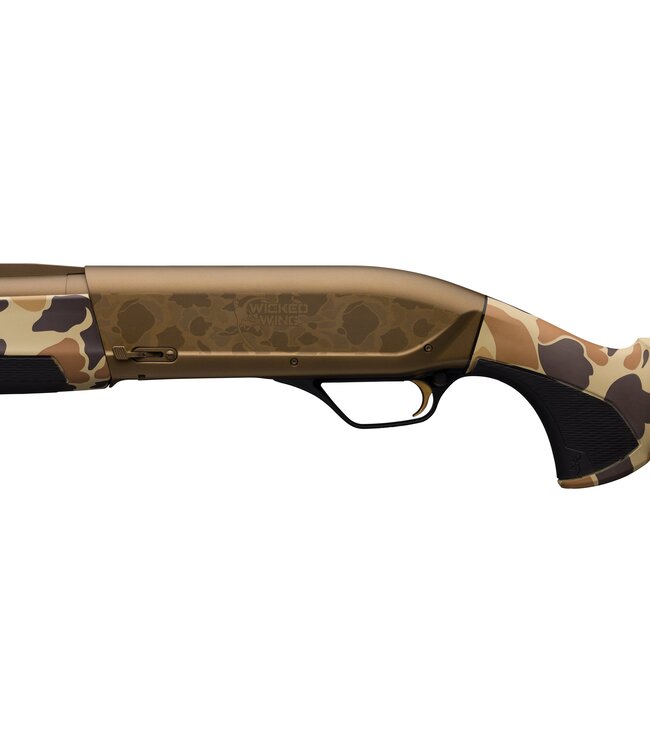Browning Maxus II Wicked Wing Semi-Auto Shotgun, Burnt Bronze Cerakote, Vintage Tan Camo, 28" Barrel, 12 Gauge 3-1/2"