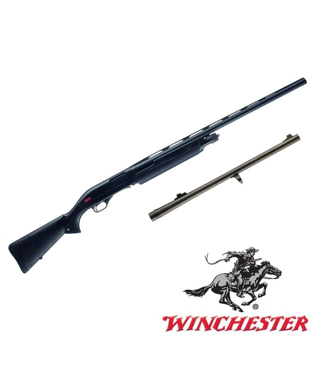 Winchester SXP Buck/Bird Combo Pump Shotgun, 26" Field Barrel, Fiber-optic sights on 22" deer barrel, 20 gauge 3"