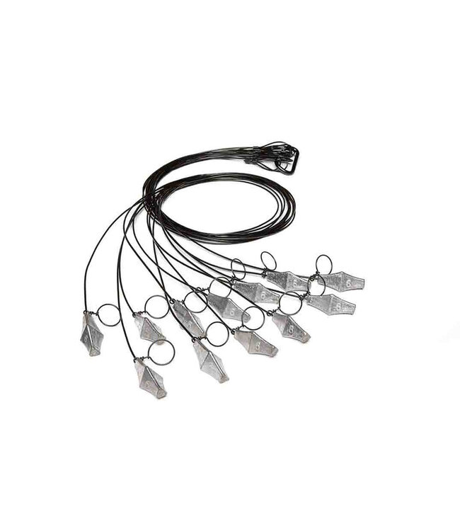 Rig'Em Right 54in Xtreme TX Rigs 6oz weights (per doz)