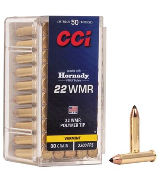 CCI CCI Maxi Mag .22 WMR, 30gr. Hornady V-Max Polymer Tip, 50Rds