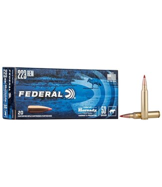 Federal Federal Varmint & Predator .223 Rem, 53 gr. Hornady V-Max, 20 Rds