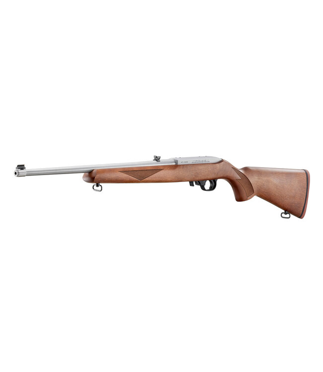 Ruger 31275 10/22 Sporter Semi-Auto Rifle, 22 LR, 18.5" Stainless Bbl, Walnut Stock, 75TH Anniv, 10+1 Rnd
