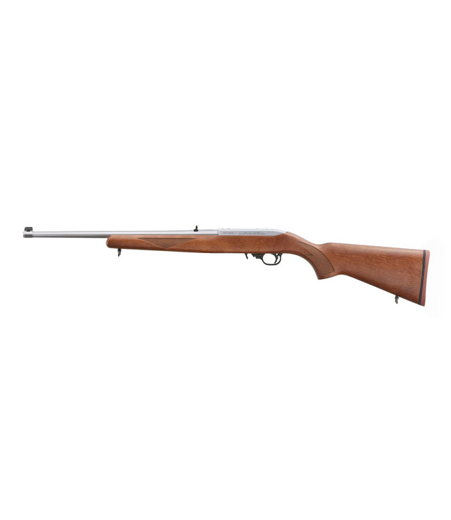 Ruger 31275 10/22 Sporter Semi-Auto Rifle, 22 LR, 18.5" Stainless Bbl, Walnut Stock, 75TH Anniv, 10+1 Rnd