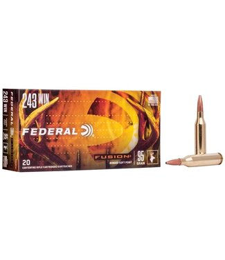 Federal Federal Fusion .243 WIN 95 GRAIN BSP 20Rds