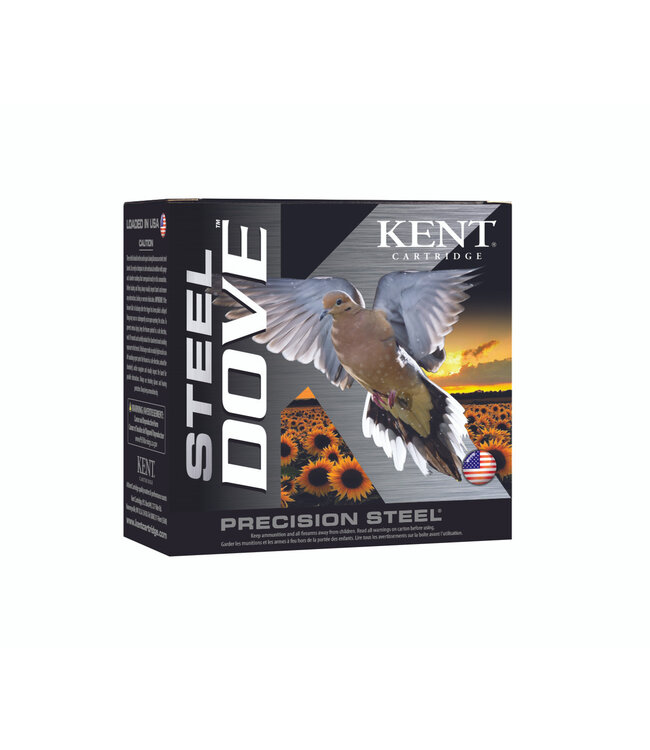 Kent Kent Steel Dove, 12 GA, 2-3/4", 1oz, 1400FPS #6 - 25rds