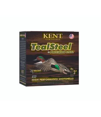 Kent Kent TealSteel Precision Steel 20 GA 3" 1 oz, 1250FPS  #6